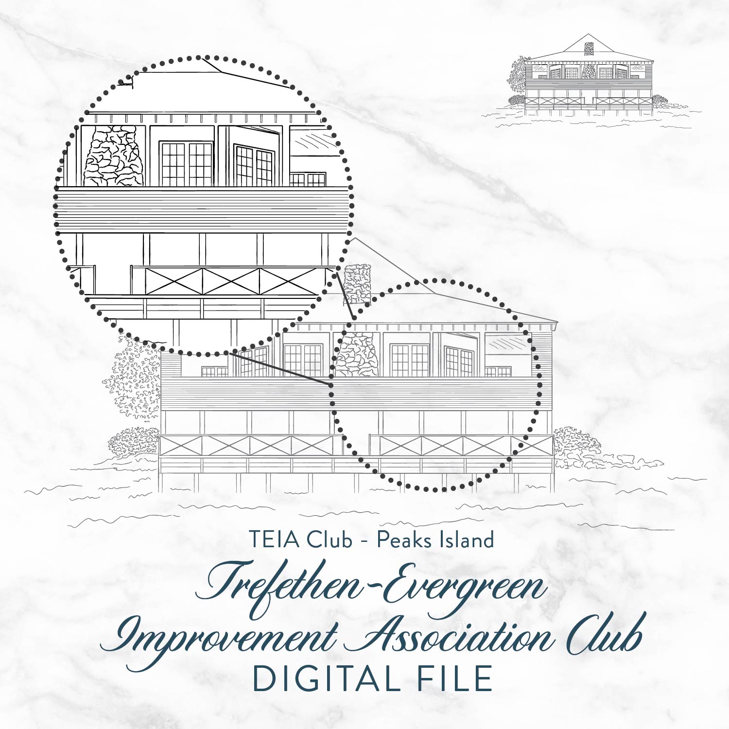 TEIA Club Peaks Island Digital File