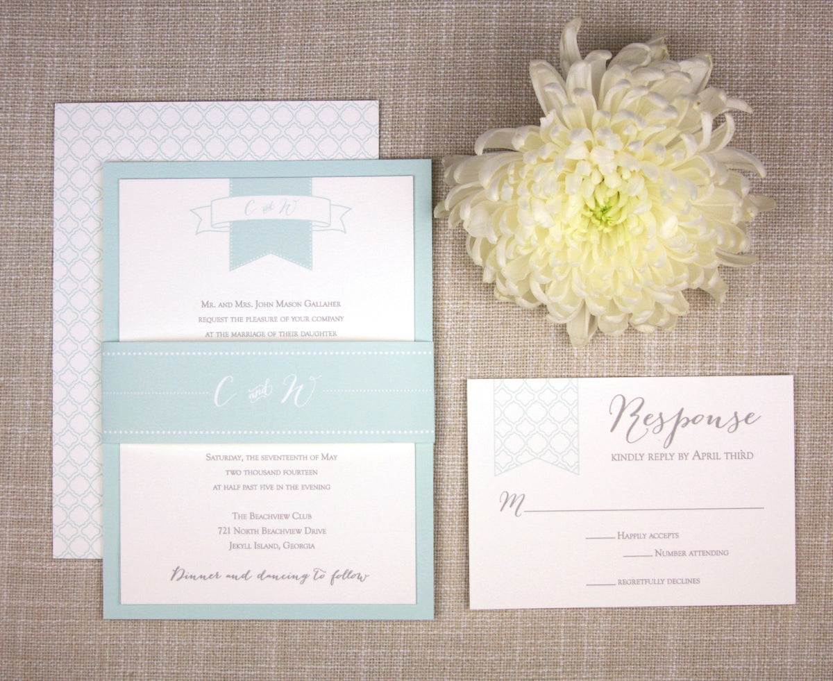 Banner Wedding Invitation