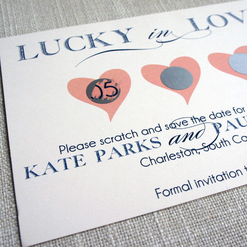 Lucky in Love Lottery Save the Date