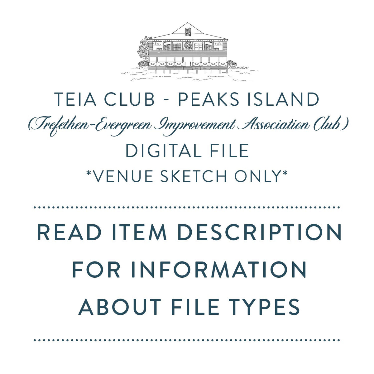TEIA Club Peaks Island Digital File