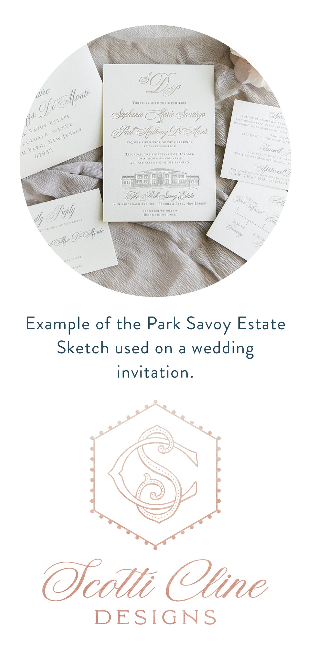 The Park Savoy Estate Sketch Digital File
