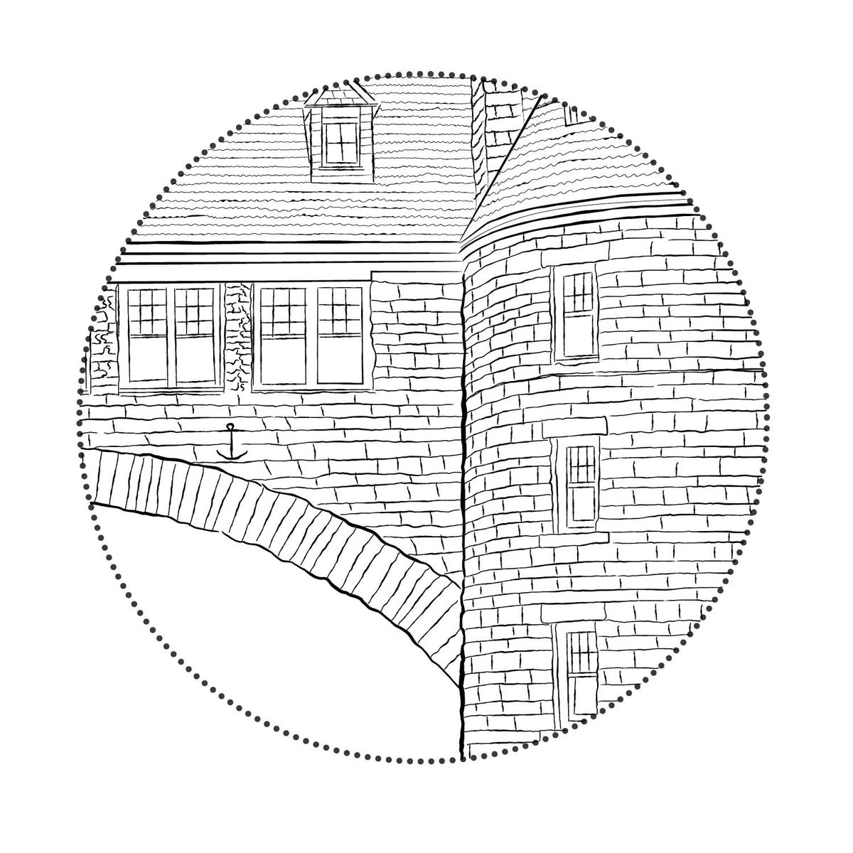 The Towers (Narragansett, RI) Sketch Digital File