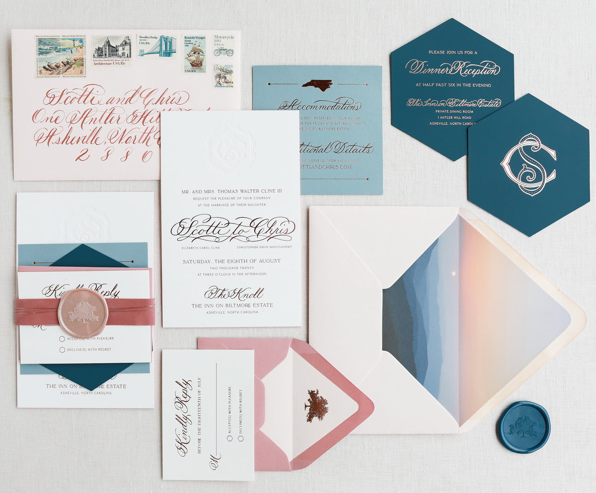 Montgomery Wedding Invitation