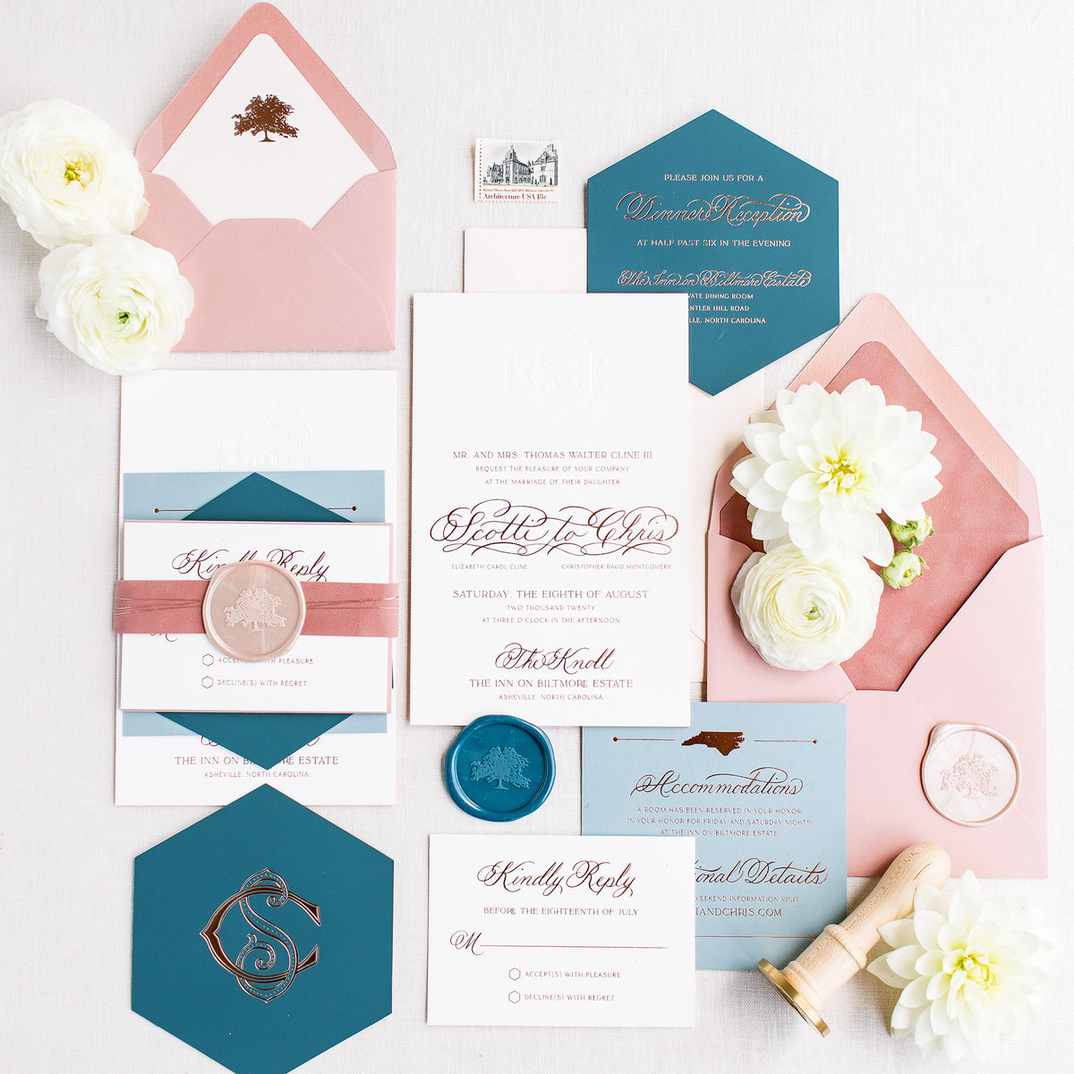 Montgomery Wedding Invitation