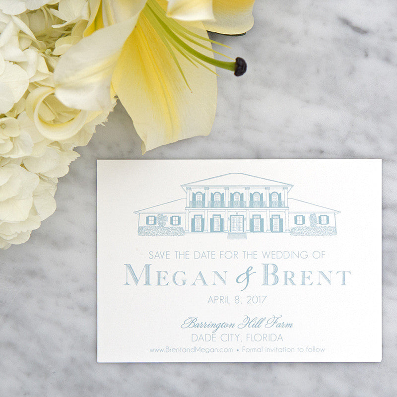 Barrington Hill Farm Save the Date by Scotti Cline Designs